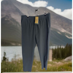 Seadon Mens Hiking Trail Pants Size XL Water Resistant Gray Nylon‎ Pockets NEW